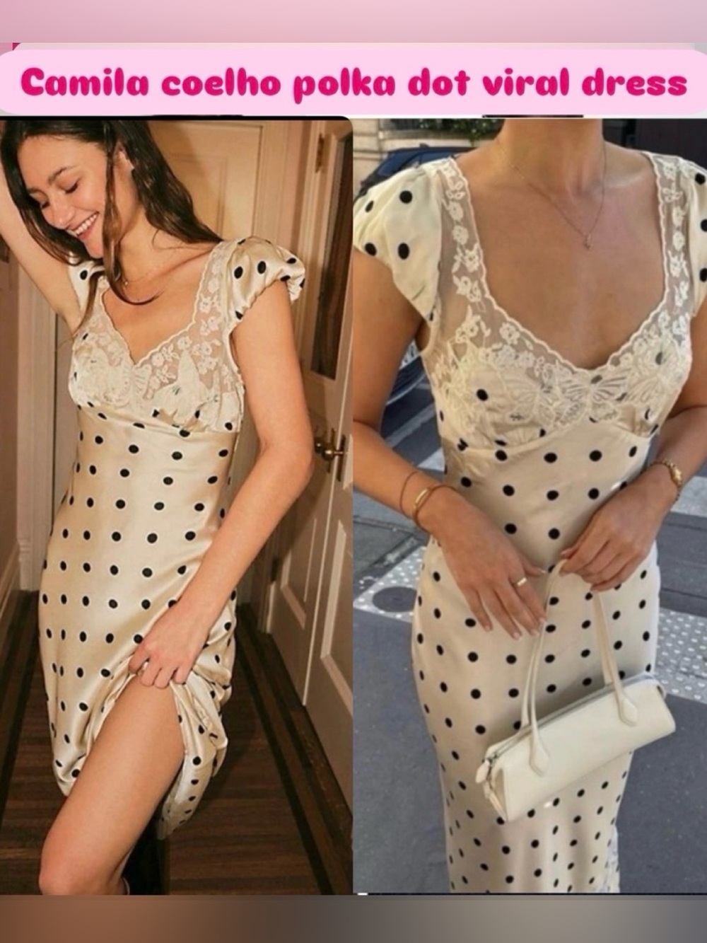 TREND NEW ! CAMILA COELHO POLKA DOT DRESS
🚨FIRM PRICE NO DISCOUNT ON THIS DRESS